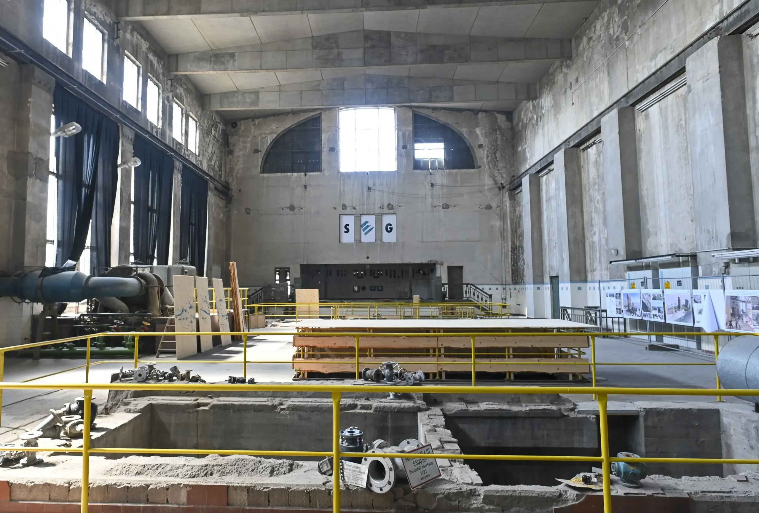 Bild von der Kraftwerkshalle